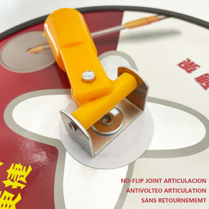 1 bloc de ponçage rotatif rond de 9 pouces avec 30 feuilles de papier abrasif jaune de 9 pouces à fixation auto-agrippante pour le ponçage des murs et des plafonds - Product Image 6