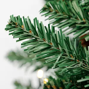 7 Feet menteşeli noel ağacı topper noel ağacı led ışıkları dahil noel dekorasyon malzemeleri-eski albero di natale