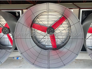 Ventilador Cónico de Aspas Rojas de Alta Calidad, Multifuncional, de 50 Pulgadas/54 Pulgadas, para Uso en Granjas Avícolas, Porcinas y Agrícolas - Product Image 5