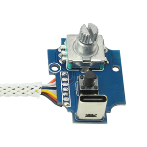 360 °   Module d'encodeur rotatif à sortie d'impulsions numériques, contrôle Type-C pour réglage du volume, régulation de la vitesse, gradation des LED - Product Image 1
