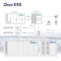 Deye ESS WS-L4300 IP55 보호 등급 액체 냉각 리튬 이온 Lifepo4 배터리 저장 태양 전지