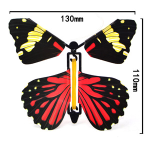 Schlussverkauf guter Preis kundenspezifische Explosion Überraschung Box Karte Einsatz Papier magisches Gummiband angetrieben Wind-Up-Feen-Flugfalter - Product Image 4