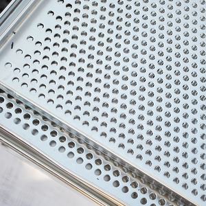 Plateau perforé de séchage de déshydratation en maille métallique en acier inoxydable 304 personnalisé Plateau de cuisson en métal perforé en acier inoxydable - Product Image 6
