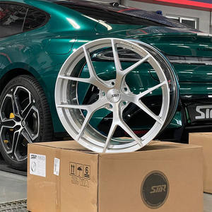 جنوط كروم مصقولة مقاس 18 و19 و20 و21 بوصة، 5x112 و5x120 و5x114.3 و5x108، عجلات سبائك مطروقة لسيارات BMW X3 وM2 وM3 وG82 وF82 وM4 وF80 وM340i RID - Product Image 1