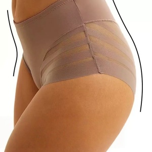 2025 nuova biancheria intima in raso taglie forti da donna solleva i fianchi resistenti e comode mutandine leopardate a metà vita - Product Image 6