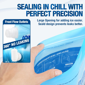 Cắm Trại Đi Bộ Đường Dài du lịch Tủ đông gói băng tan chảy và đã sẵn sàng để uống sử dụng túi nước đá để giữ mát của bạn dryice Túi nước lạnh - Product Image 6