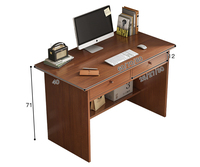 Bureau d'ordinateur moderne et minimaliste, table d'étude pour étudiants, table de travail pour petit appartement, chambre ou bureau