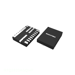 Composants électroniques en ligne : Gestion de l'alimentation (PMIC) 21 PowerWFQFN - Achetez RTQ2820AGQWF Original IC REG BUCK ADJ 20A 21WQFN TL - Product Image 1