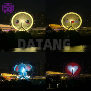 Luces LED decorativas para rueda de la fortuna con cambio de color para parques de atracciones al aire libre e iluminación decorativa para parques - Product Image 2