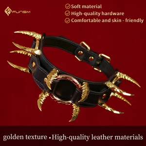 Collier en cuir érotique, masque de bondage, jeu de rôle, jouets sexuels sexy pour femmes, accessoires de flirt BDSM - Product Image 2