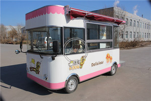 <span class=keywords><strong>Promotion</strong></span> Camion à crème glacée électrique personnalisé, chariot de restauration rapide mobile, chariot de restauration approuvé CE, kiosque de cuisine de rue - Product Image 5