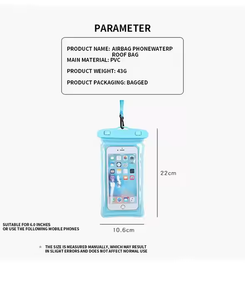 Étui de téléphone étanche flottant avec écran tactile sensible pour la natation - Product Image 4