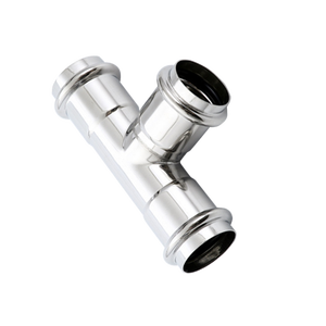 Raccords en T de diamètre égal en acier inoxydable de qualité haut de gamme raccords de tuyauterie d'accouplement de tête de modèle Offre Spéciale - Product Image 3
