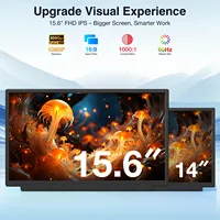 Fabrika Taşınabilir Monitör 15.6 İnç 1080P IPS Dizüstü Bilgisayar Çift Ekran Tip C USB FHD Destekli Win Mac Dizüstü Bilgisayar Ekran Genişletici M5