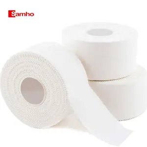 Samho Sports Physiotherapy Protective Gear Protective Sports Tape Bandage White Patch Tooth Edge Cotton Fine Cloth Tape