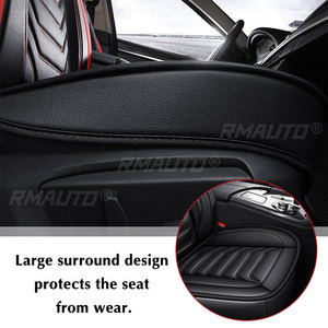 NOUVEAU Housse de siège avant universelle de luxe en cuir PU, protection de coussin 5D, tapis antidérapant, imperméable pour Lada, pour Ford, pour BMW - Product Image 5