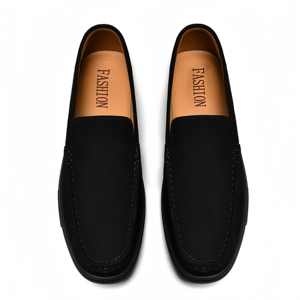 Chaussures plates décontractées pour hommes, en daim véritable, style Penny, en cuir <span class=keywords><strong>de</strong></span> <span class=keywords><strong>cerf</strong></span>, avec semelle intérieure en PU, idéales pour la marche - Product Image 1