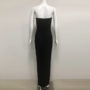 Haute qualité hors <span class=keywords><strong>de</strong></span> l'épaule <span class=keywords><strong>longue</strong></span> Maxi <span class=keywords><strong>robe</strong></span> <span class=keywords><strong>de</strong></span> soirée noire robes <span class=keywords><strong>de</strong></span> soirée sans bretelles avec fleur <span class=keywords><strong>rouge</strong></span> 3D strass arc - Product Image 4