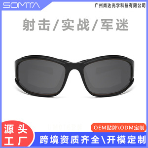 Gafas de seguridad tácticas con montura completa, lentes de policarbonato antirrayas, montura TR90 para protección contra el polvo en sitios de construcción - Product Image 5