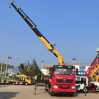 Camiones Grúa Articulada de Carga Pesada Shacman 8x4 de Bajo Consumo de Combustible, con Capacidad de Elevación de 25 Toneladas y Alta Precisión