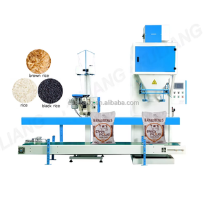 Mallar üzerinde kaplama uygulaması için motor ve rulman çekirdek bileşenleri ile 25-50KG gübre torbalama makinesi - Product Image 3