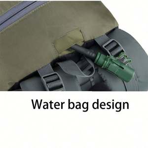 Customized Outdoor Ultralight Polyester Waterproof 50L Backpack with Zipper Closure for Hiking Trekking Running & Travel - Product Image 2