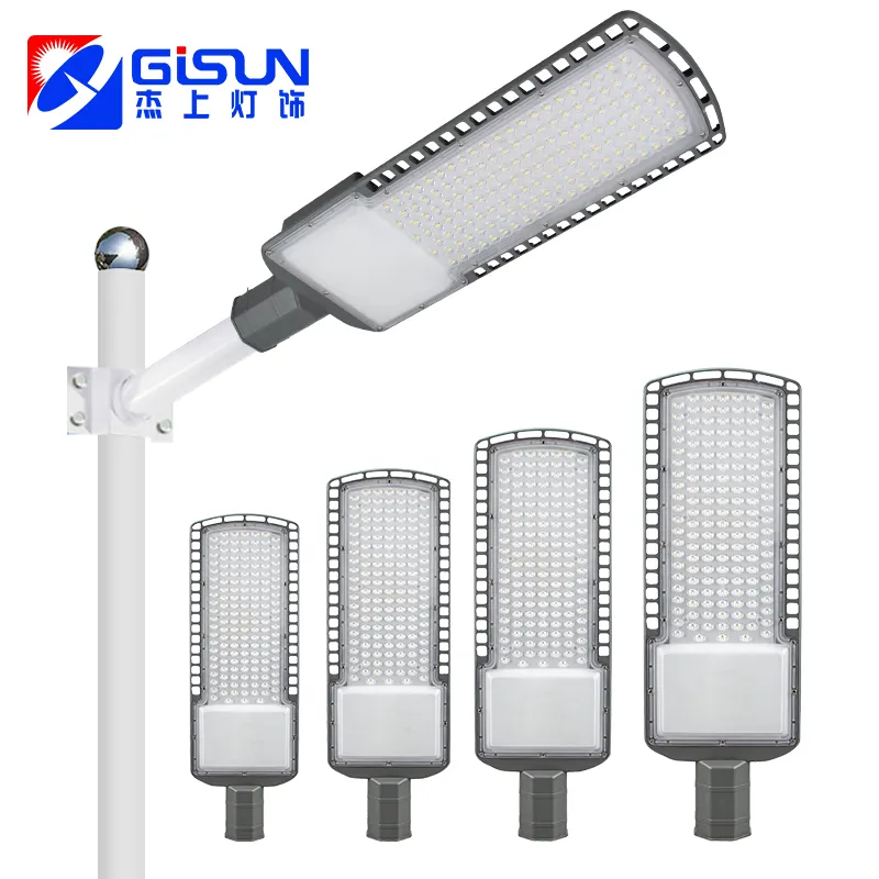 GISUN Precio de fábrica Tiempo de trabajo largo IP65 Iluminación exterior impermeable 30 50 100 150 200 W Farola Led