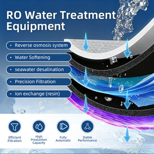 Sistema de Tratamiento de Agua por Ósmosis Inversa Comercial de Venta Directa de Fábrica, Tanque de Acero de 500L/H, Multivoltaje, 1 Año de Garantía, para Hospitales - Product Image 3