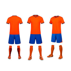 Genç futbol üniforması takımları yetişkin spor gömlek futbol Boy futbol forması ucuz hızlı kuru spor Streetwear - Product Image 4