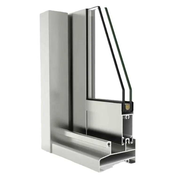 DRUET-ventana de muestra para sala de exposición, ventana abatible de aluminio con inclinación y giro hacia atrás, para uso en muestras listas en stock