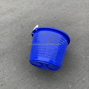 Durable19 "D X 17" H <span class=keywords><strong>40</strong></span> lb Panier de rangement en plastique avec deux poignées renforcées utilisé pour transporter le poisson glace crevettes fonte - Product Image 3