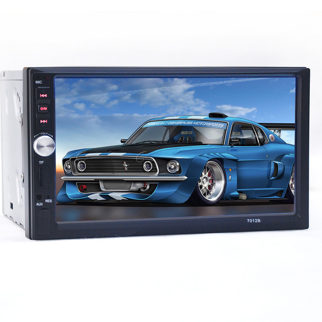 2 Din Radio 7.0 Inch Android Auto Carpply Touch Screen  USB AUX Wheel Control Mirror Link 7012b Mp5   Car Player Fm Stereo Radio