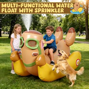 Wholesale 72 Inch <b>Inflatable</b> Swimming <b>Pool</b> Float with Sprinkler 3 in 1 Large <b>Pool</b> Raft Water Toy <b>for</b> Kids Yard Outdoor - Product Image 6