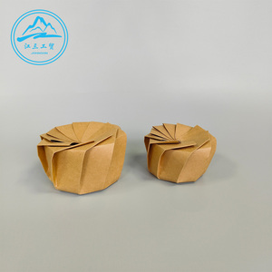 Fujian Xiamen Wegwerp Groothandelsprijs Afhalen Voedselverpakkingsdozen Opvouwbaar Kraftpapier Eten Lunch Afhaaldoos Met Raam - Product Image 1