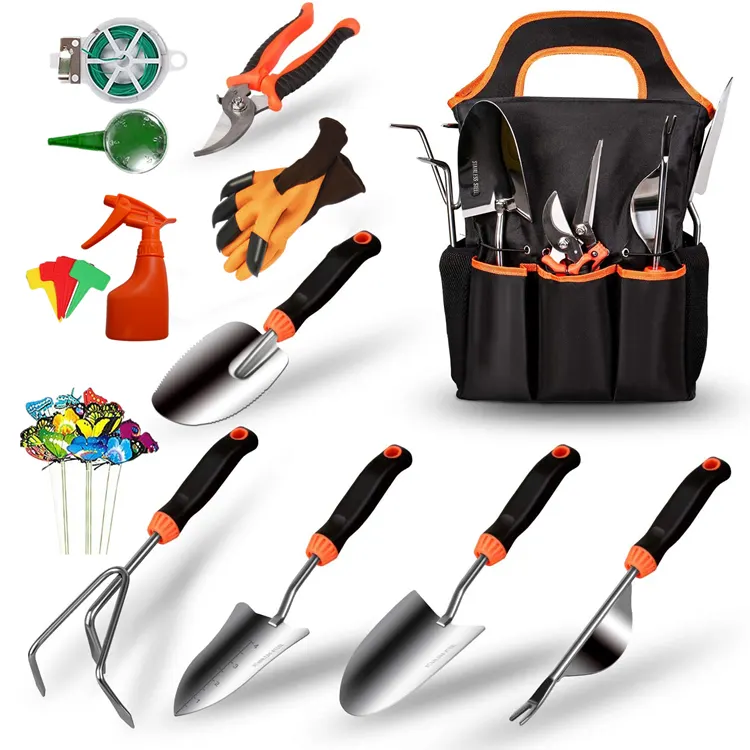 3 8 10 13 Pcs Home Garden Steel Agricultural Hand Accessories Cutting Gift Set Kit Bag Bonsai Gardening Tools And Equipment