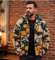 Veste décontractée pour homme en toile écologique, style oversize, couleur personnalisée, style streetwear, avec fermeture éclair, pour l'hiver