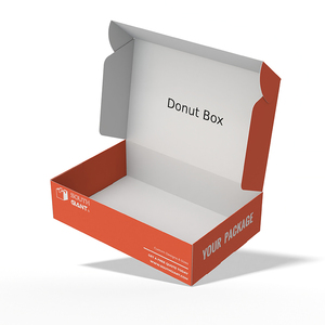 Caja para Donuts Personalizada, Resistente a la Grasa, con Ventana Transparente, para Dulces, Postres y Pastelería, para Llevar - Product Image 2