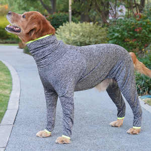 Ropa para perros grandes Golden Retriever, ropa elástica antideslizante de color azul oscuro para invierno, primavera y otoño - Product Image 2