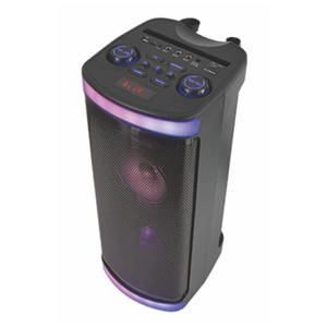 Altavoz de fiesta Dual 6,5 pulgadas Bajo profesional LED Luz intermitente colorida Caja de sonido amplificada Altavoces de DJ - Product Image 4