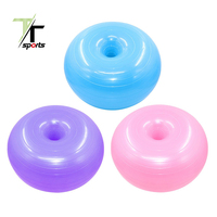 Ballon de yoga et de Pilates écologique en PVC TTSPORTS, forme pomme, avec surface antidérapante, utilisation universelle