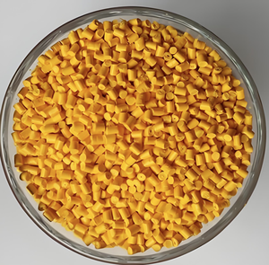 Высокопрочные и износостойкие желтые гранулы ABS4254C BaiYun для литья под давлением, сырье для корпусов аккумуляторов и автомобильных деталей - Product Image 4