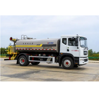 Ensemble supérieur de camion de suppression de poussière à canon à brouillard 12m³ 30m pour l'assainissement municipal et le nettoyage routier