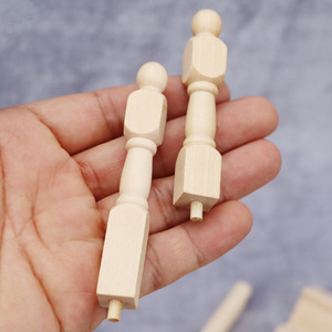 Maison miniature pour poupées 1:12, modèle <span class=keywords><strong>de</strong></span> maison miniature, accessoires <span class=keywords><strong>de</strong></span> meubles miniatures, rampes et escaliers non finis, <span class=keywords><strong>kit</strong></span> DIY - Product Image 5