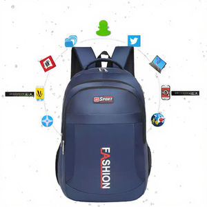 Sac à dos pour ordinateur portable 15,6 pouces en polyester Oxford imperméable et durable, idéal pour les voyages, l'université, l'école, les étudiants, les hommes d'affaires - Product Image 3