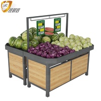 Supermarkt Winkel Display Fruit En Groente Stand Rek Gondel Plank Rek Met Mand
