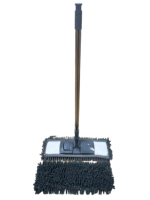 Recharges de balai plat en chenille gris 90g ODM, réutilisables, super absorbantes, écologiques, pour nettoyage des sols intérieurs et extérieurs, pour panneaux