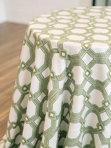 Low MOQ Wholesale Custom Printed Plant Pattern Tablecloth Cotton Linen Polyester Round <strong>Table</strong> <strong>Cover</strong> for Wedding Birthday Party - Product Image 4