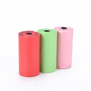 Lot de 60 couches écologiques pour chiens, ensemble de 3 rouleaux, pelle à déjections canines en plastique avec couleurs personnalisables - Product Image 2