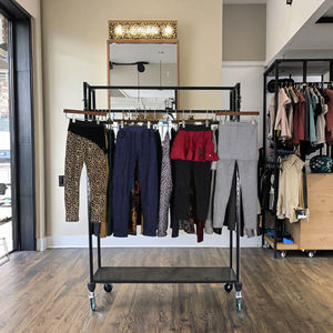 Pantalones de algodón y poliéster mixto de alta calidad, diseño ajustado cálido de segunda mano para hombres y mujeres para las estaciones de otoño e invierno, venta al por mayor - Product Image 2