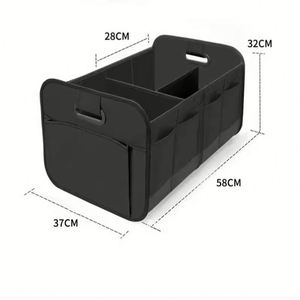 Car <b>Trunk</b> <b>Storage</b> Box <b>Large</b> Capacity Foldable Durable Water Resistant Polyester Portable Vehicle Mounted Organizer Rear <b>Trunk</b> - Product Image 3